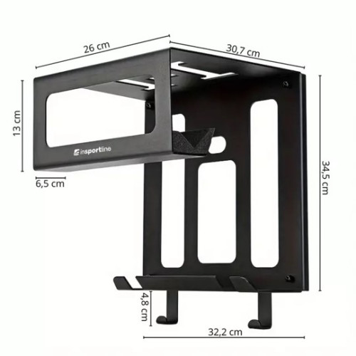 Multifunctional Wall-Mounted Bike Rack inSPORTline Bikraft