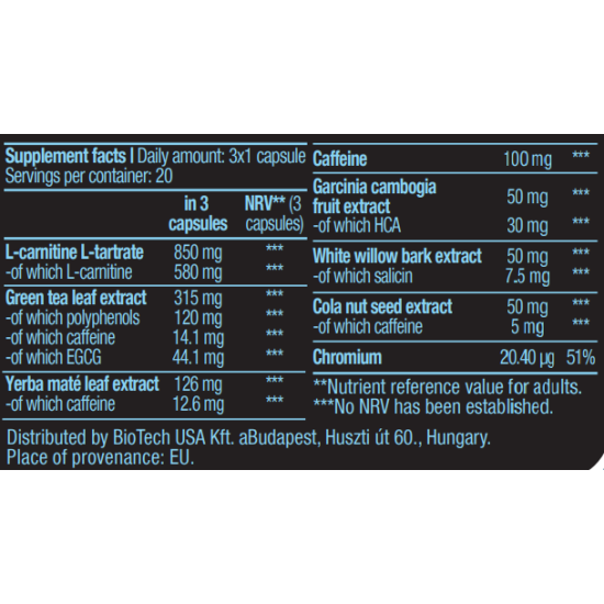 THERMO DRINE 60cap BIOTECH