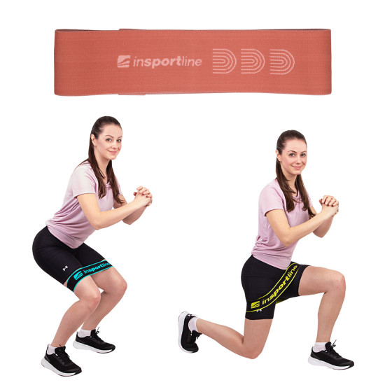 Resistance Band (Hiplop M) Pink inSPORTline
