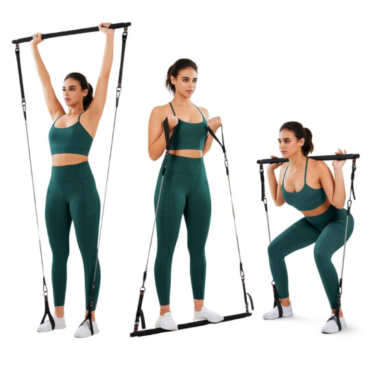Pilates Bar w/ Resistance Bands & Door Anchor inSPORTline Ancairo Pilates Bar w/ Resistance Bands & Door Anchor inSPORTline Ancairo