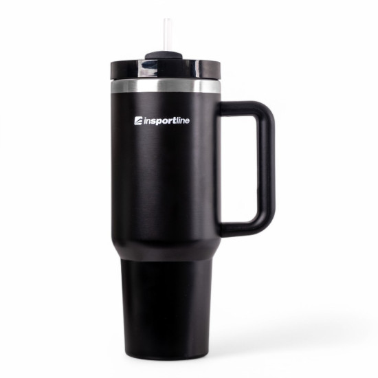 Insulated Travel Mug (Black) inSPORTline Misakafi Tumbler 1,200 ml