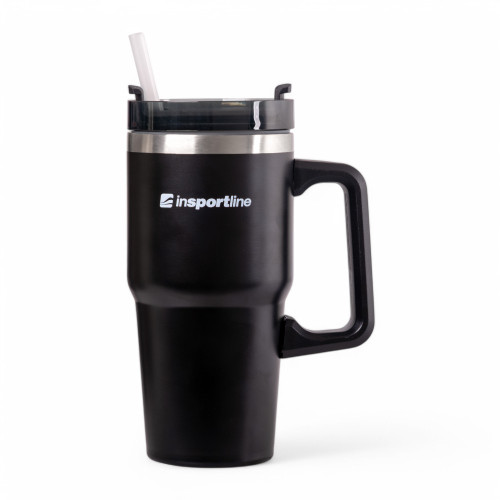 Insulated Travel Mug (Black) inSPORTline Misakafi Tumbler 600 ml