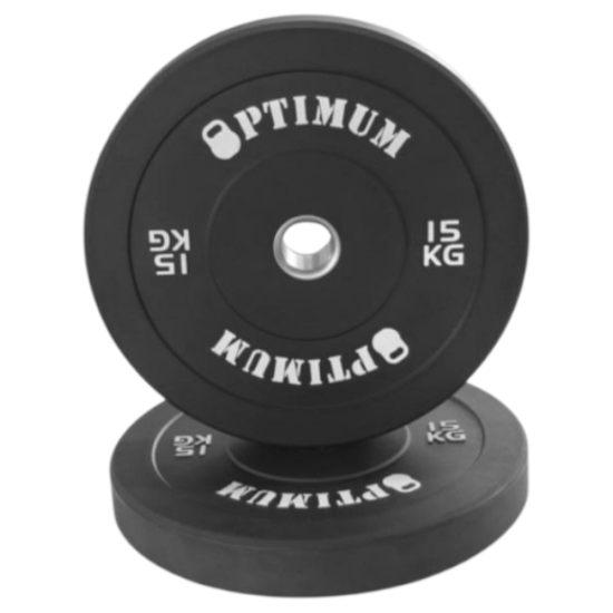 RUBBER BUMPER PLATE 15kg OPTIMUM
