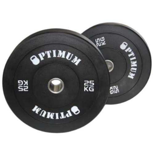 RUBBER BUMPER PLATE 25kg OPTIMUM