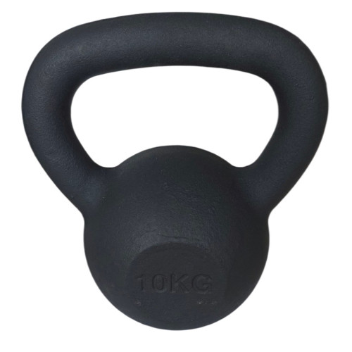 KETTLEBELL 10KG BLACK MAT OPTIMUM