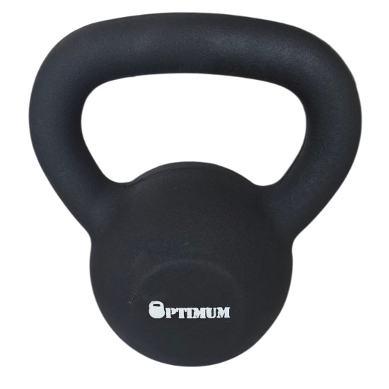 KETTLEBELL 12KG BLACK MAT OPTIMUM