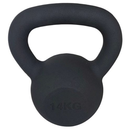 KETTLEBELL 14KG BLACK MAT OPTIMUM