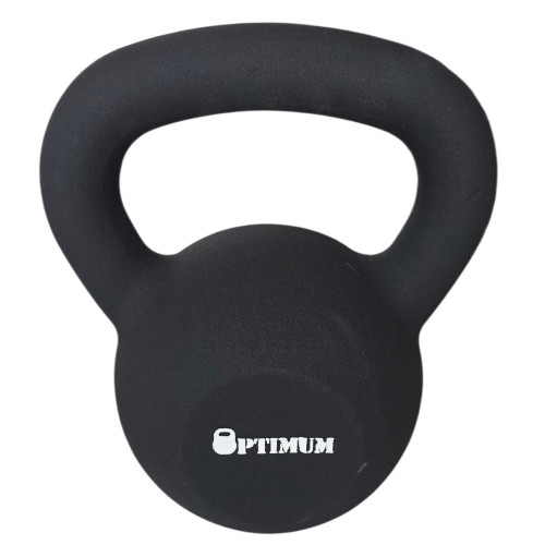 KETTLEBELL 16KG BLACK MAT OPTIMUM