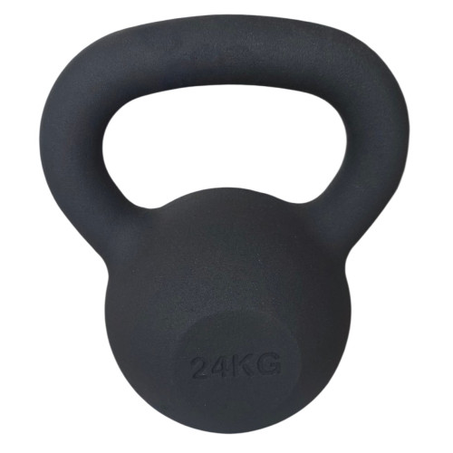 KETTLEBELL 24KG BLACK MAT OPTIMUM