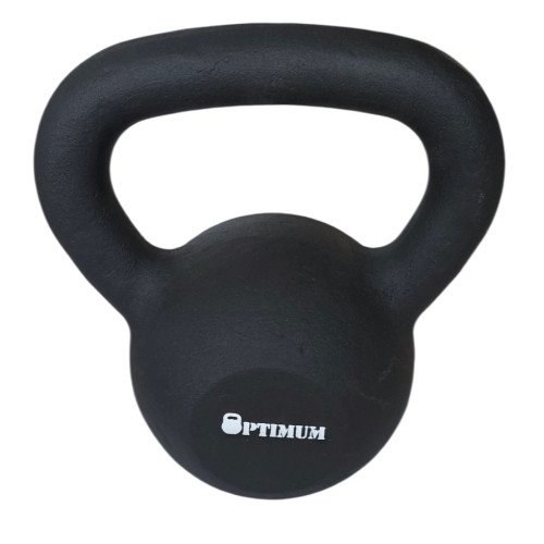 KETTLEBELL 6KG BLACK MAT OPTIMUM