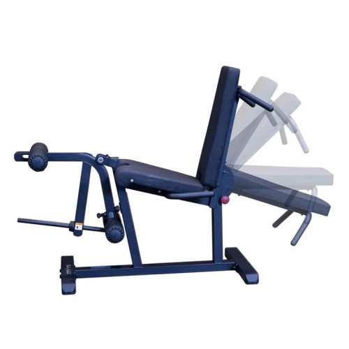 Body-Solid Seated Leg Extension & Supine Curl-Black
