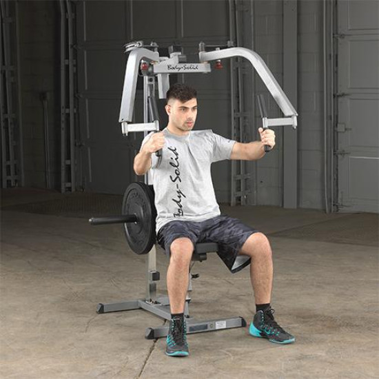 Body-Solid Plate Loaded Pec machine Black
