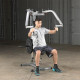 Body-Solid Plate Loaded Pec machine Black