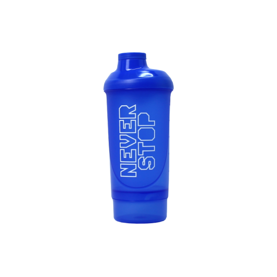 SHAKER NEVER STOP  ΜΑΥΡΟ 500ml (+150ML)