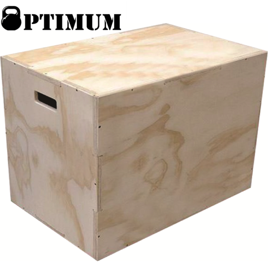 PLYOMETRIC BOX WOOD 60x50x40cm OPTIMUM