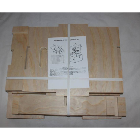 PLYOMETRIC BOX WOOD 60x50x40cm OPTIMUM